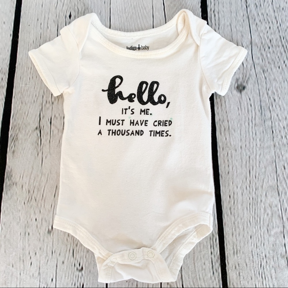 Bundle 3/$20🛍  Indigo Baby Unisex Bodysuit